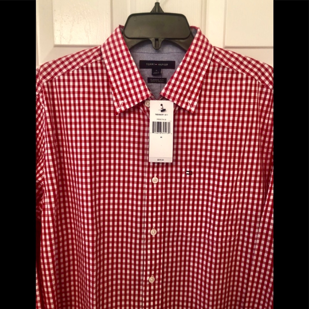 Tommy Hilfiger Red Gingham Shirt